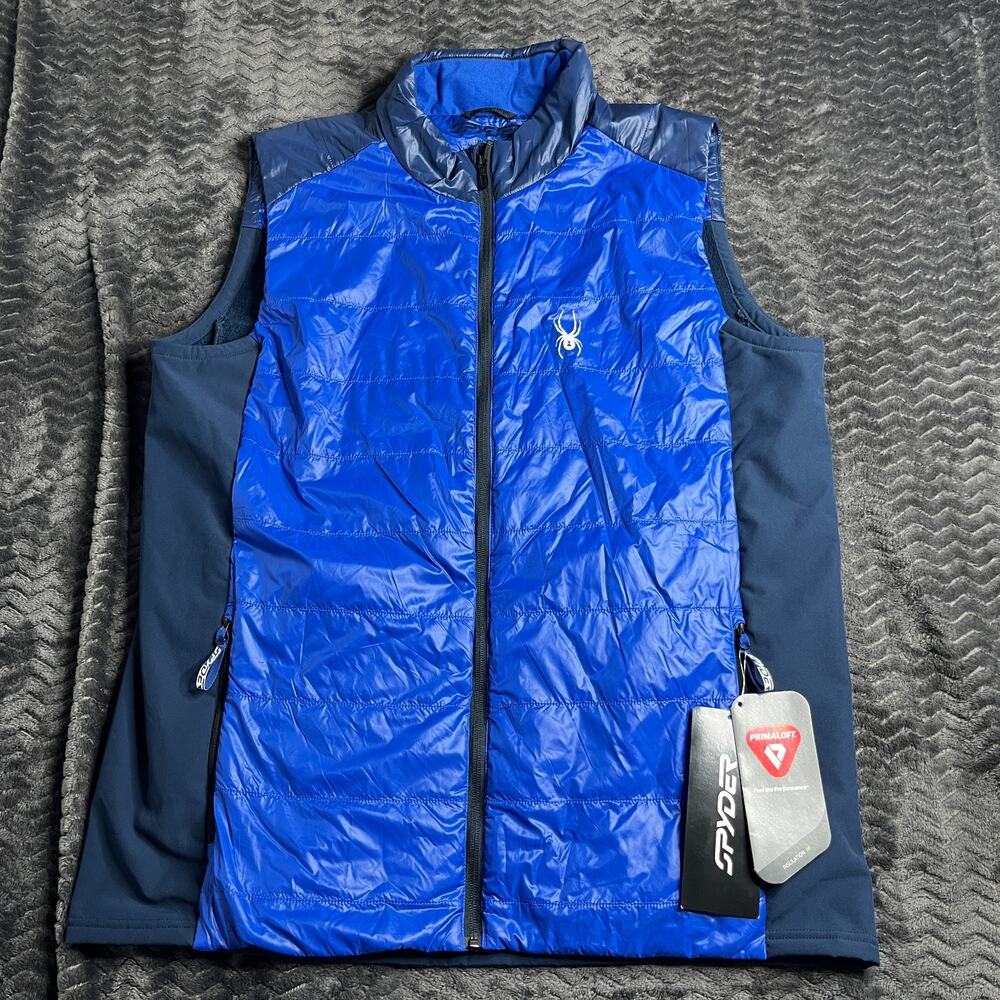 SPYDER Glissade Men's blue Vest Size XL NWT